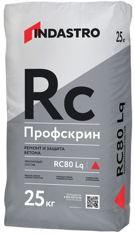Ремонтный состав наливного типа ИНДАСТРО ПРОФСКРИН RC80 Lq (25 кг)
