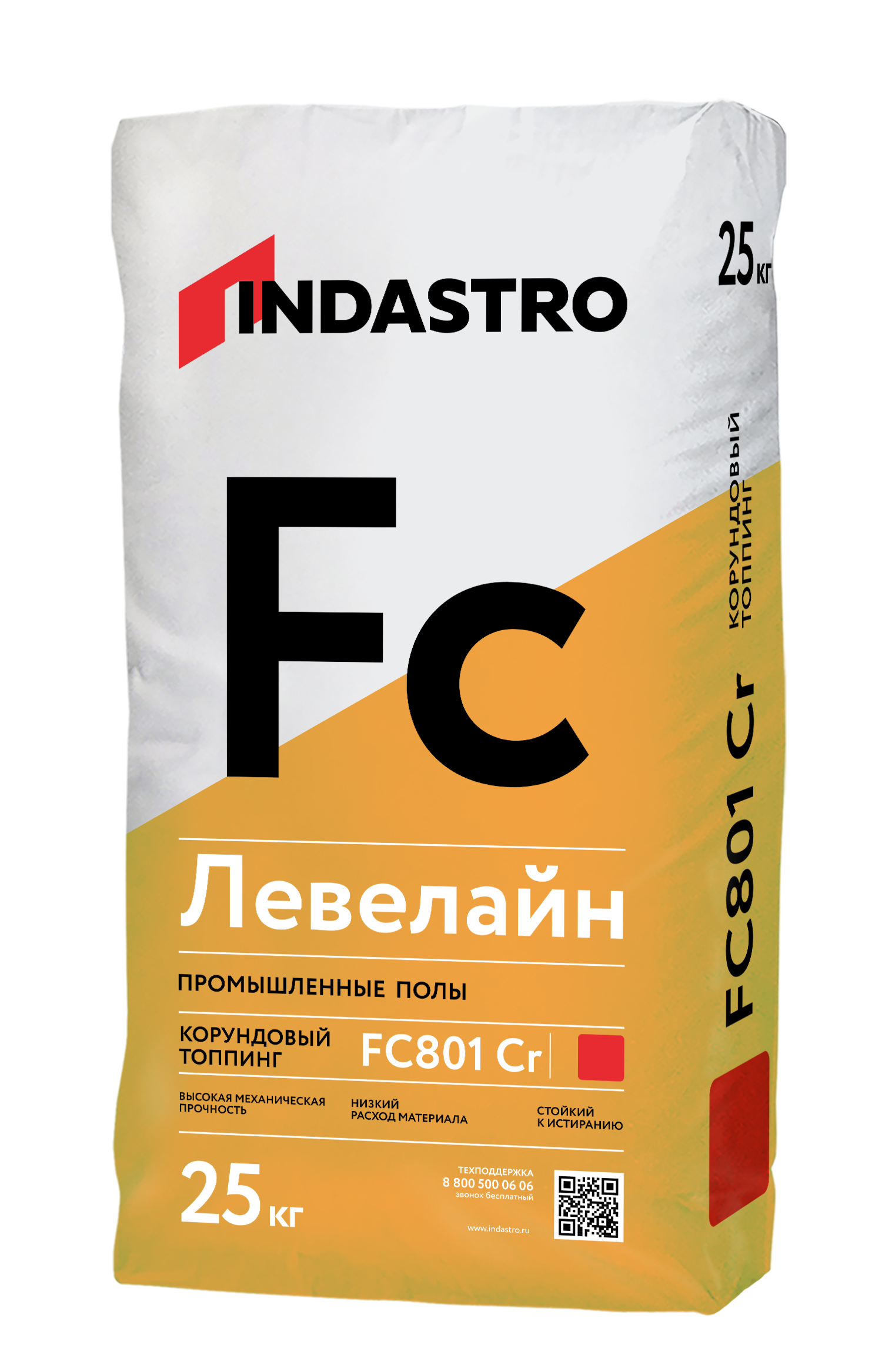 Корундовый топпинг ИНДАСТРО ЛЕВЕЛАЙН FC801 Cr (25 кг)